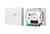 OpDAT Prise Murale Optique ADT splice 4xSC-S APC (vert) OS2 blanc pur RAL 9010