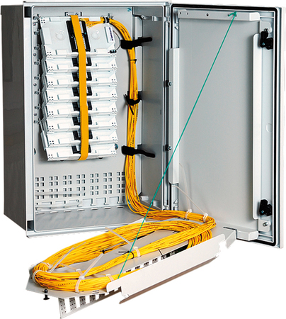 Outdoor fibre optic distribution box  PSH-2/48/E/SC 1 side IP66