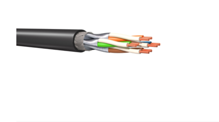 Cable de par trenzado MegaLine® F10-130 S/F sin Cat7A