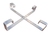 Extralink | Marco de cuatro brazos para almacenamiento de cables | 450 x 450 x 70 mm