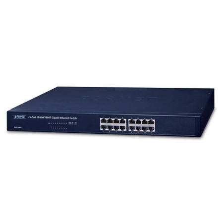 16-Ports 10/100/1000BASE-T Gigabit Ethernet Switch