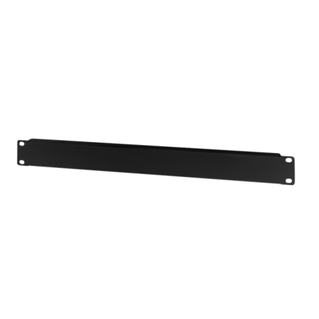 Panel sólido en blanco 1U de 19", negro - PN101B
