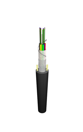 Cable 48fo holgada multitubo doble cubierta 6tx8f G652D ADSS span 100mt  v.30m/s PE