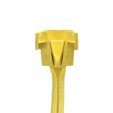 Fiber Guide Adapter Kit Square to 2" Round 4x4 Yellow