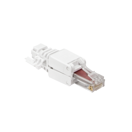 Modular Plug RJ45 Cat.6, UTP, toolless, white - MP0025