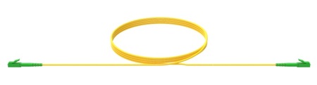 Cable de conexión SX SM G652D, 2 mm, LC/APC, LC/APC, 3 m (grado 1, baja pérdida)
