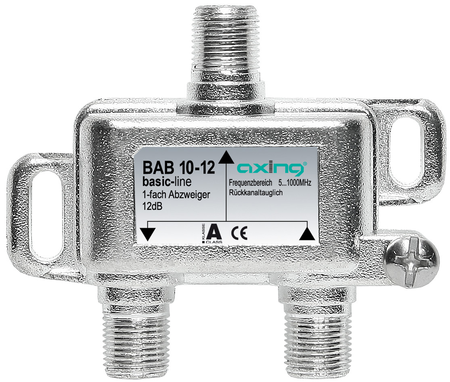Derivador de 1 derivacion 12dB 1.0 GHz BAB01012