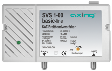 Amplificador de banda ancha SAT SVS00100