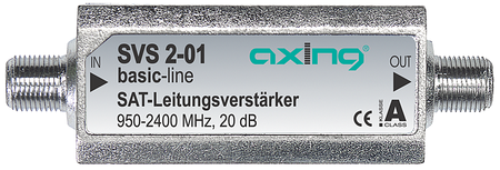 SAT inline amplifier 950…2400 MHz 20dB SVS00201
