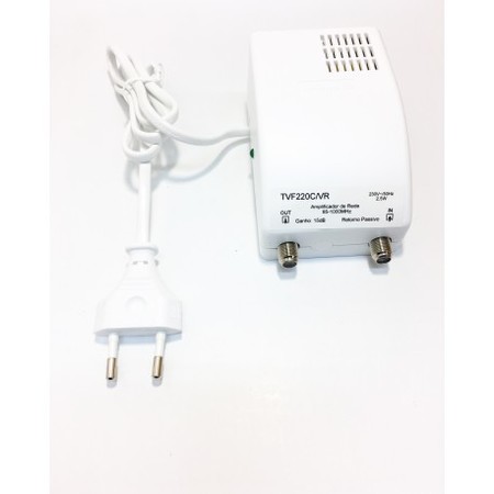 Amplificador interno TVF-220CVR, 1 entrada, 1 saída, 15dB