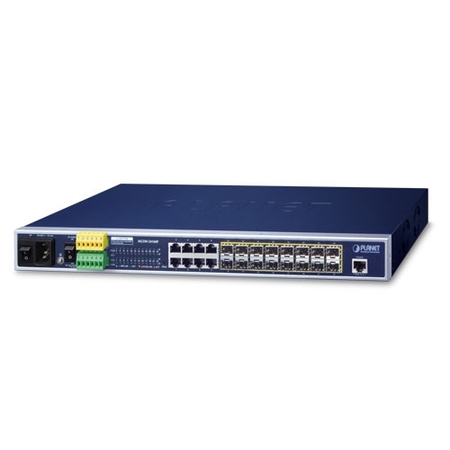 L2+ 16-Ports 100/1000BASE-X SFP + 8-Ports 10/100/1000BASE-T Managed Metro Ethernet Switch