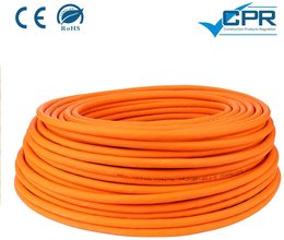 CAT 7  Twisted 4/23 Pair Copper Cable S/FTP LSZH CPR Eca Orange