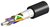 4FO (1x4) Indoor/Outdoor Loose Tube Fiber Optic Cable SM All-Dielectric LSZH Eca  Riser-Rated Black