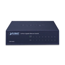 16-Ports 10/100/1000BASE-T Desktop Metal Gigabit Ethernet Switch (External Power)
