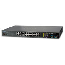 L2+ 24-Ports 10/100/1000T + 4-Ports Shared SFP + 4-Ports 10G SFP+ Managed Switch