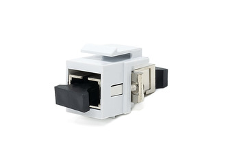 SC Simplex Keystone Adapter White