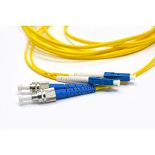 LC/UPC-FC/UPC Fiber Patch Cord Duplex SM G.657.A2 2.0mm 3m Yellow
