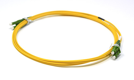 LC/APC-LC/APC Fiber Patch Cord Duplex 2.0mm 2m Yellow