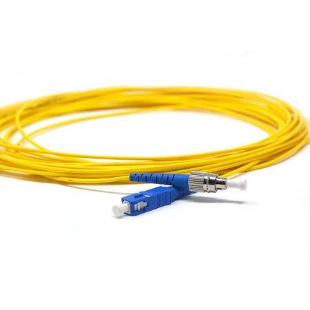SC/PC-FC/PC Fiber Patch Cord Simplex SM G.657.A2 2.0mm 10 m Yellow