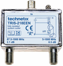 2-way Coaxial Fully-isolated Isolator 20dB 1GHz