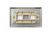 Face plate, 70 x 115mm, stainless steel, brushed, KS mounting, 2 port, window label