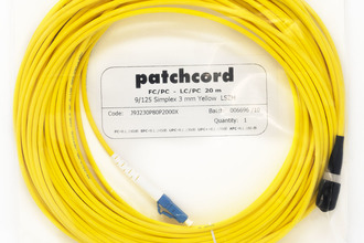 LC/PC-FC/PC Fiber Patch Cord Simplex SM 9/125µm 3.0mm 20m 